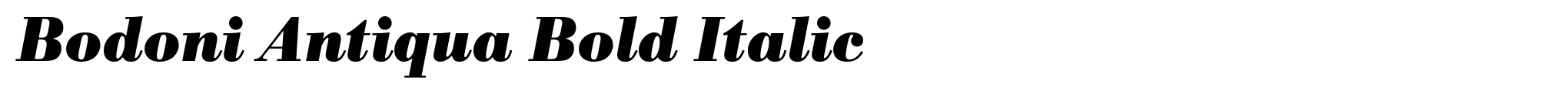 Bodoni Antiqua Bold Italic image
